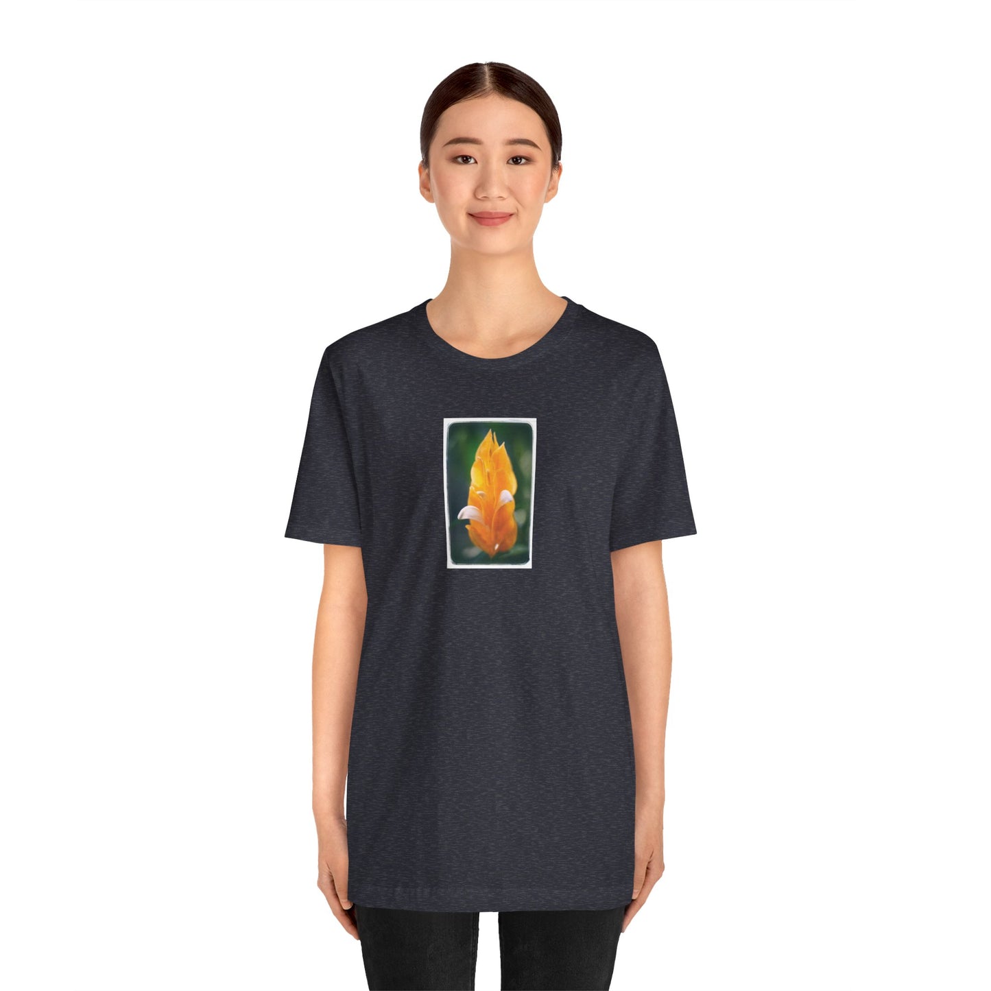 "Pachystachys Lutea No. 01" Unisex Jersey Short Sleeve Tee