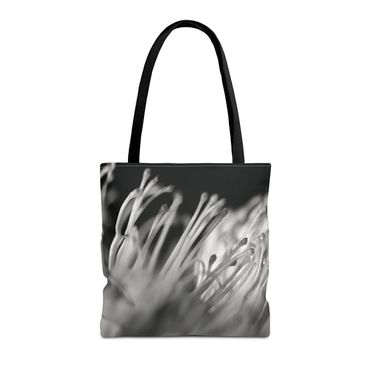 "Pincushion Protea No. 02 (B&W)" Tote Bag