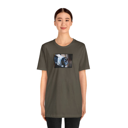 "Camera in an Athens Flea Market" Unisex Jersey Short Sleeve Tee