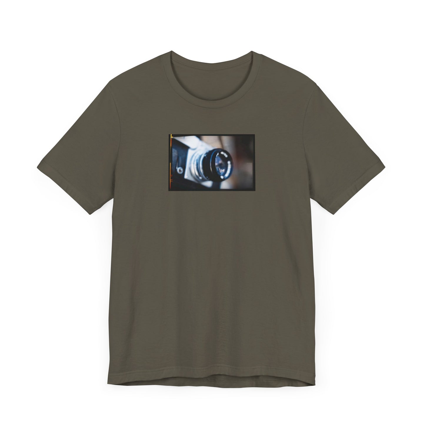 "Camera in an Athens Flea Market" Unisex Jersey Short Sleeve Tee