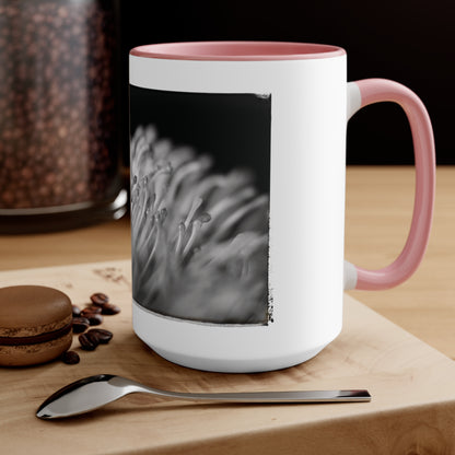 "Pincushion Protea No. 02 (B&W)" Accent Mug