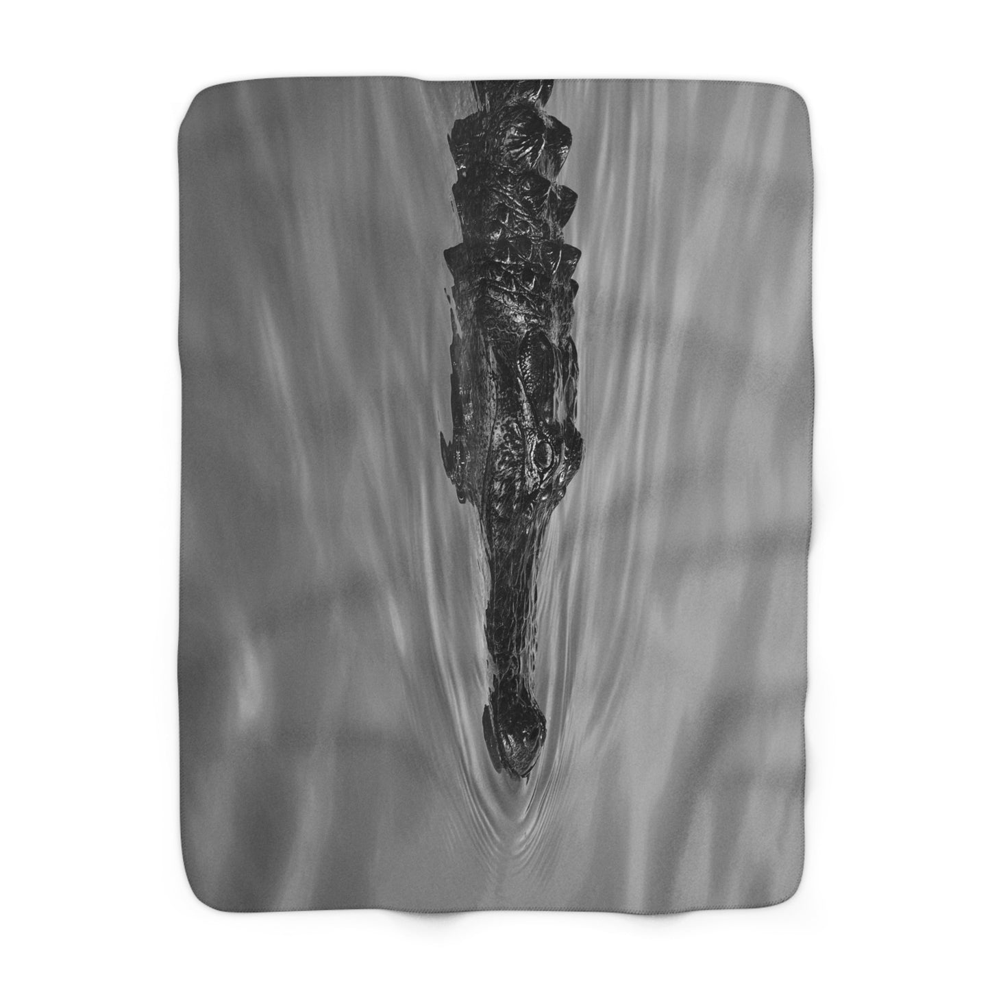 Copy of "Alligator No. 01" Sherpa Fleece Blanket