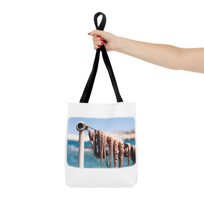 "Octopus Drying in the Sun" Tote Bag