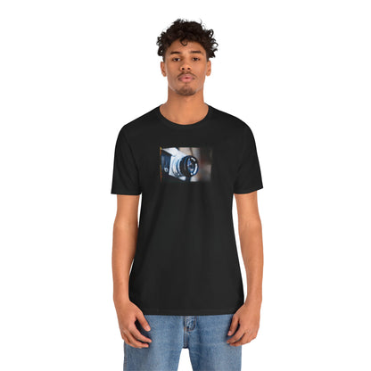 "Camera in an Athens Flea Market" Unisex Jersey Short Sleeve Tee