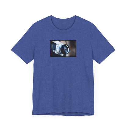 "Camera in an Athens Flea Market" Unisex Jersey Short Sleeve Tee