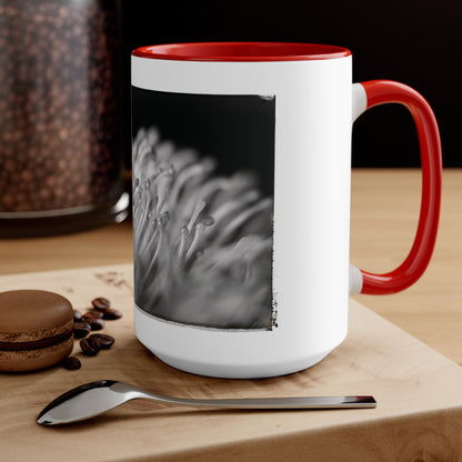 "Pincushion Protea No. 02 (B&W)" Accent Mug