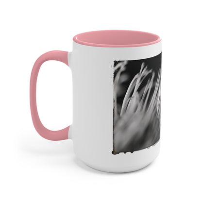 "Pincushion Protea No. 02 (B&W)" Accent Mug