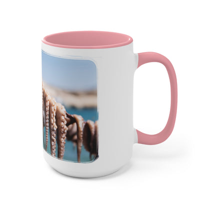 "Octopus Drying in the Sun" Accent Mug