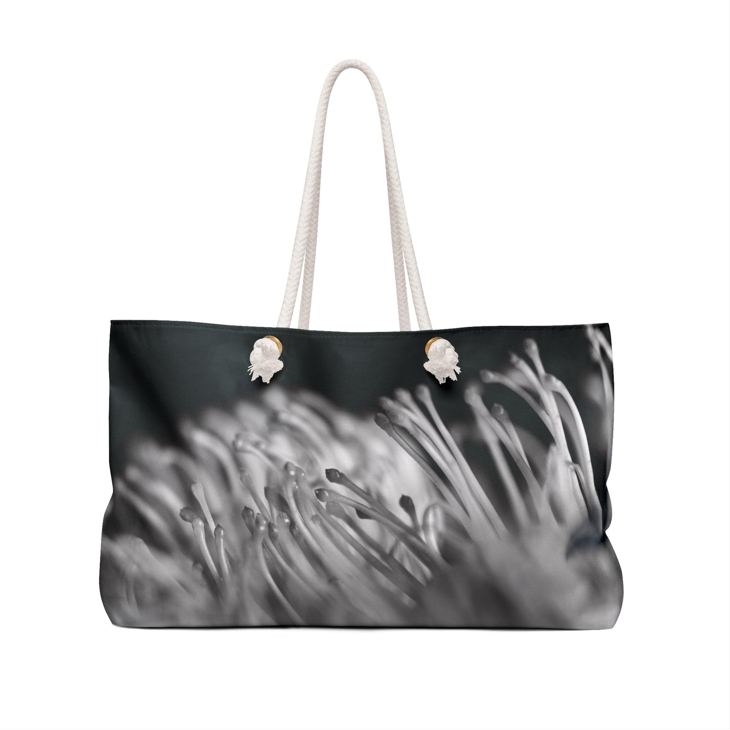 "Pincushion Protea No. 02 (B&W)" Weekender Bag