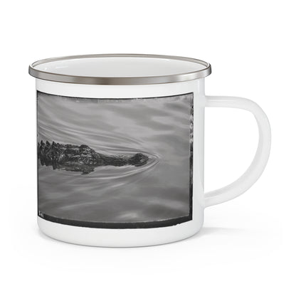 "Alligator No. 03" Enamel Camping Mug