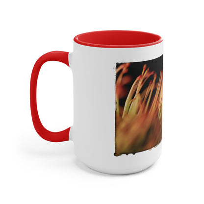 "Pincushion Protea No. 02" Accent Mug