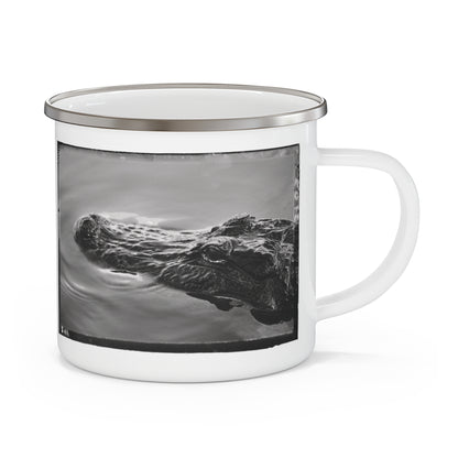 "Alligator No. 01" Enamel Camping Mug