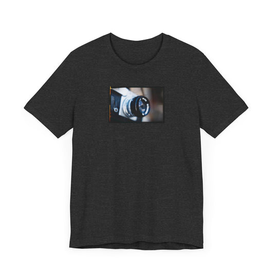 "Camera in an Athens Flea Market" Unisex Jersey Short Sleeve Tee