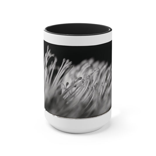 "Pincushion Protea No. 02 (B&W)" Accent Mug