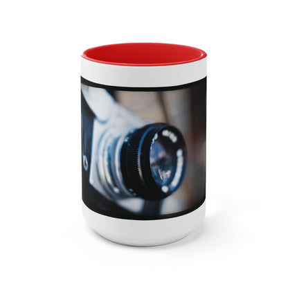 "Camera in an Athens Flea Market" Accent Mug