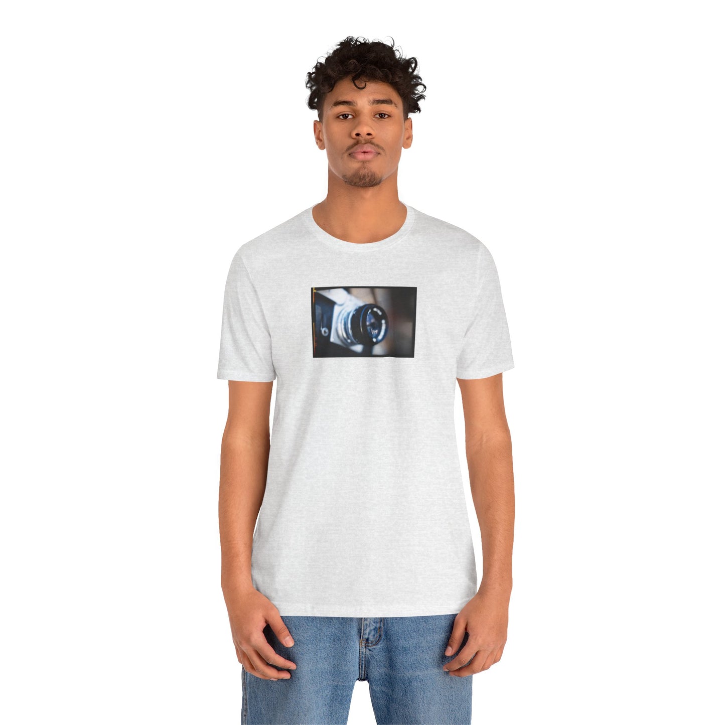 "Camera in an Athens Flea Market" Unisex Jersey Short Sleeve Tee