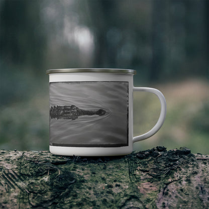 "Alligator No. 03" Enamel Camping Mug