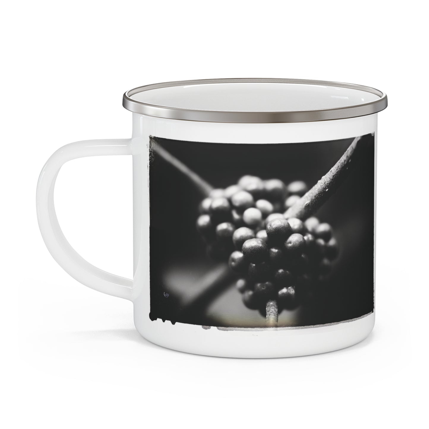 "American Beautyberry No. 02" Enamel Camping Mug