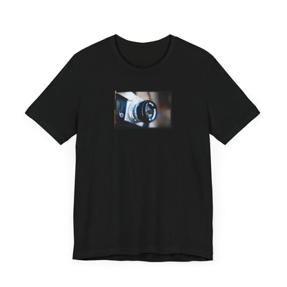 "Camera in an Athens Flea Market" Unisex Jersey Short Sleeve Tee