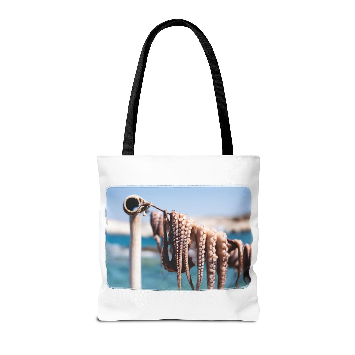 "Octopus Drying in the Sun" Tote Bag