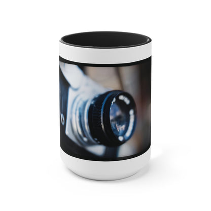 "Camera in an Athens Flea Market" Accent Mug