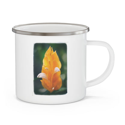 "Pachystachys Lutea No. 01" Enamel Camping Mug