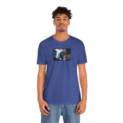 "Camera in an Athens Flea Market" Unisex Jersey Short Sleeve Tee