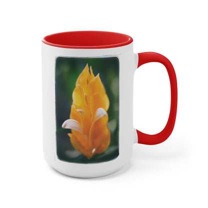 "Pachystachys Lutea No. 01" Accent Mug