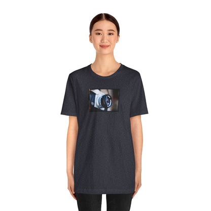 "Camera in an Athens Flea Market" Unisex Jersey Short Sleeve Tee