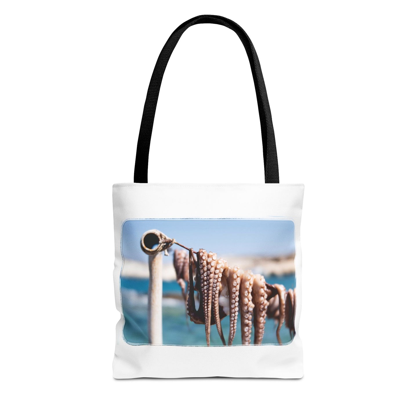 "Octopus Drying in the Sun" Tote Bag