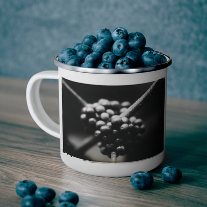 "American Beautyberry No. 02" Enamel Camping Mug