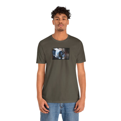 "Camera in an Athens Flea Market" Unisex Jersey Short Sleeve Tee