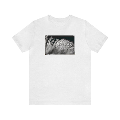 "Pincushion Protea No. 02 (B&W)" Unisex Jersey Short Sleeve Tee