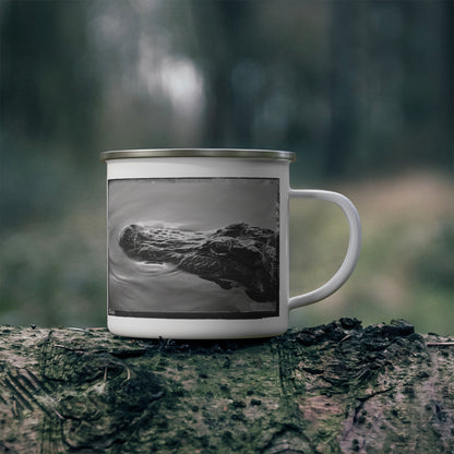 "Alligator No. 01" Enamel Camping Mug