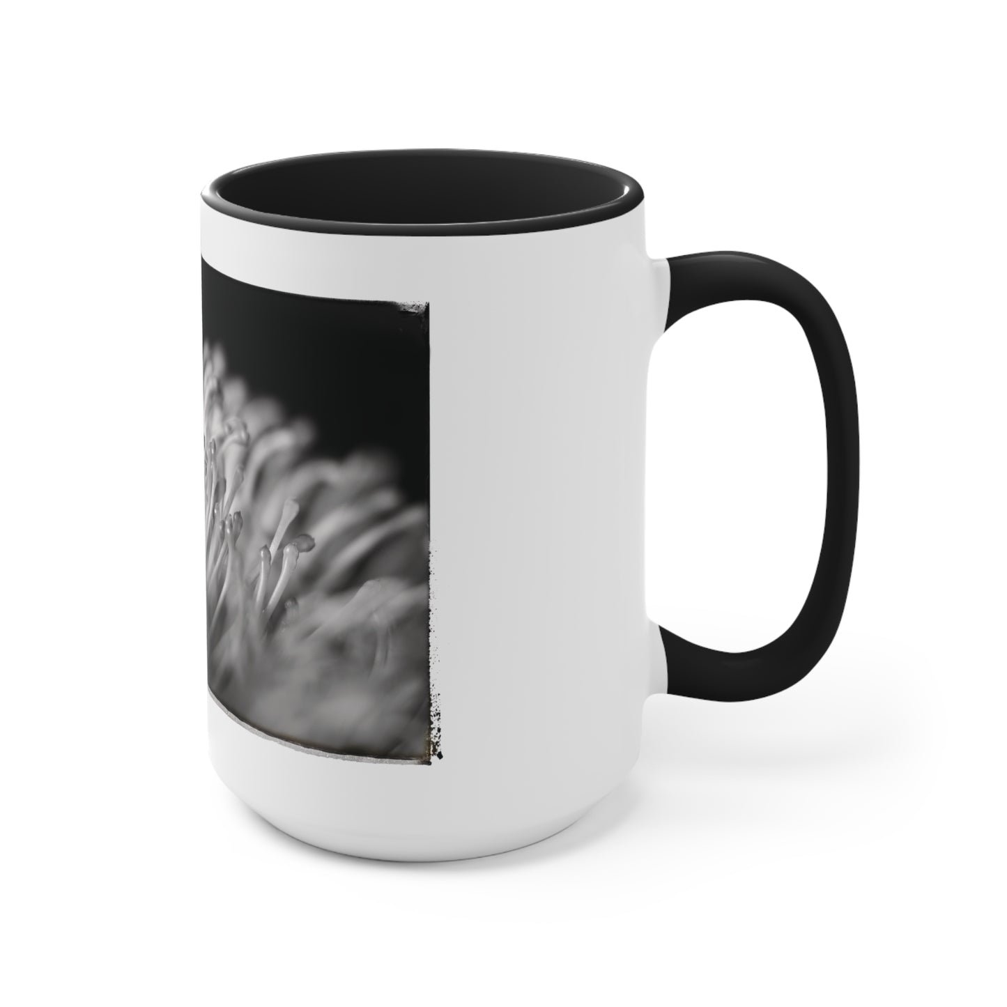 "Pincushion Protea No. 02 (B&W)" Accent Mug