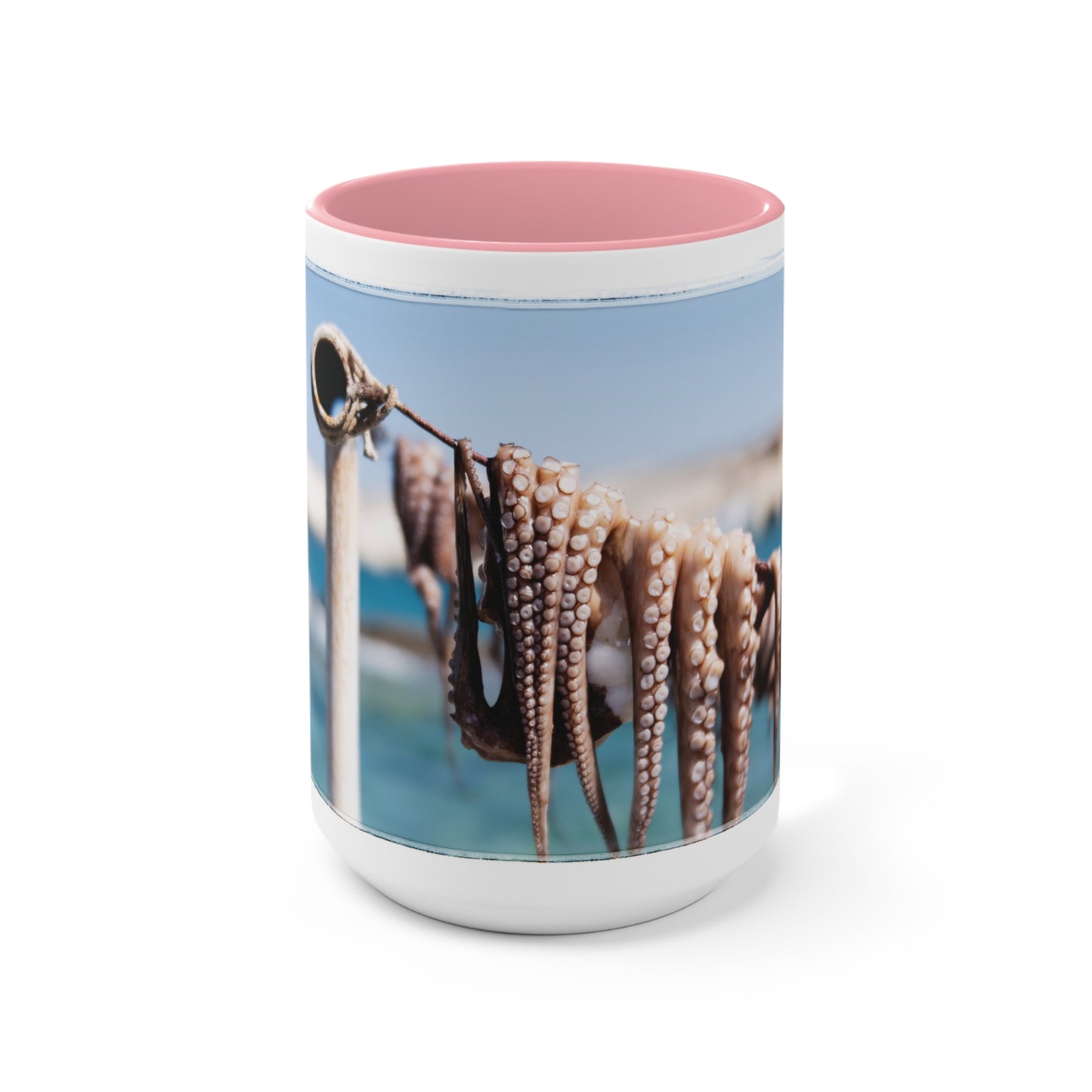 "Octopus Drying in the Sun" Accent Mug