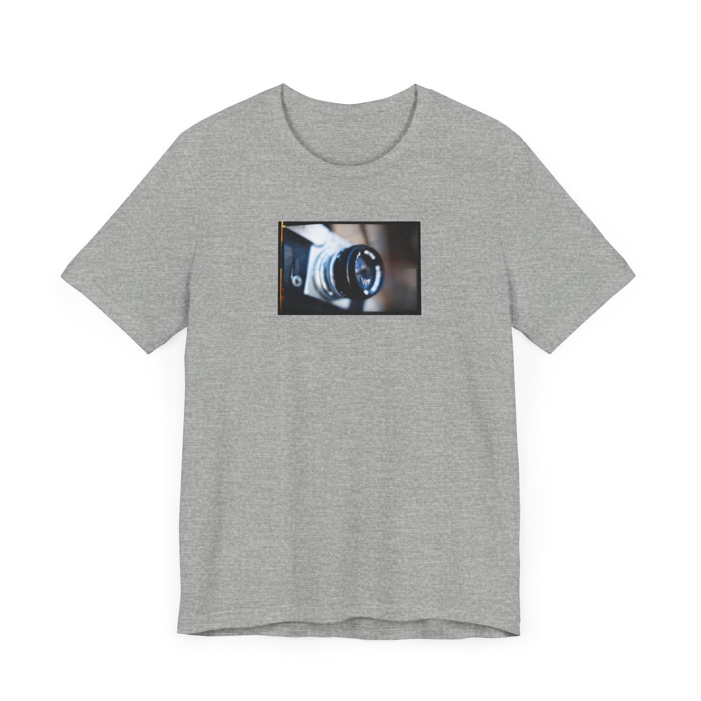 "Camera in an Athens Flea Market" Unisex Jersey Short Sleeve Tee