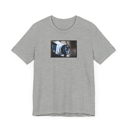 "Camera in an Athens Flea Market" Unisex Jersey Short Sleeve Tee