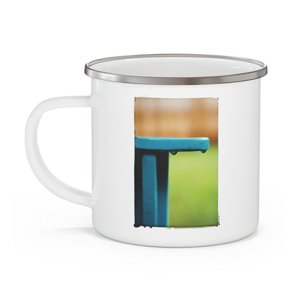 "August Raindrops" Enamel Camping Mug