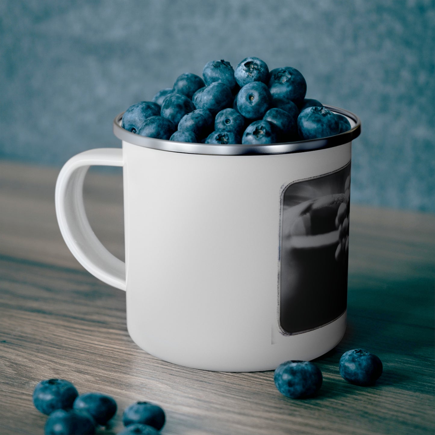 "American Beautyberry No. 01" Enamel Camping Mug