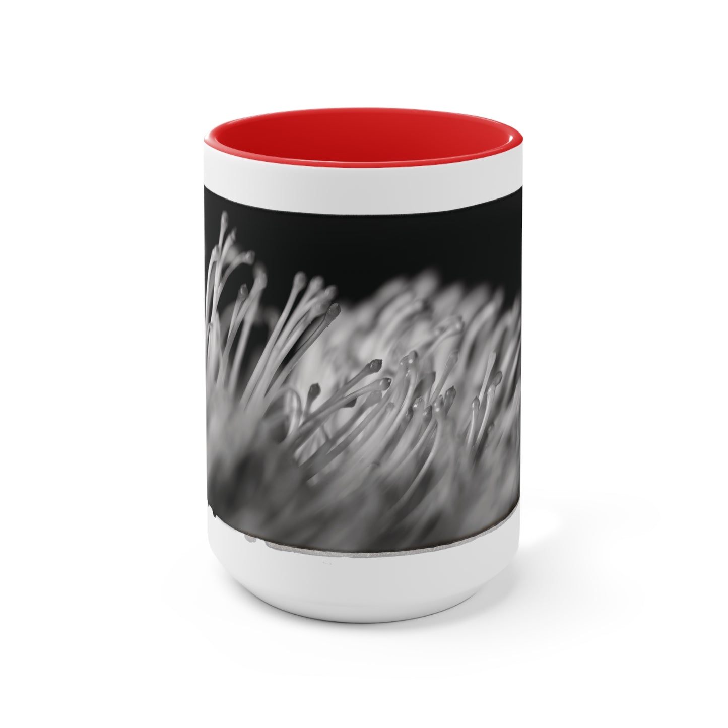 "Pincushion Protea No. 02 (B&W)" Accent Mug