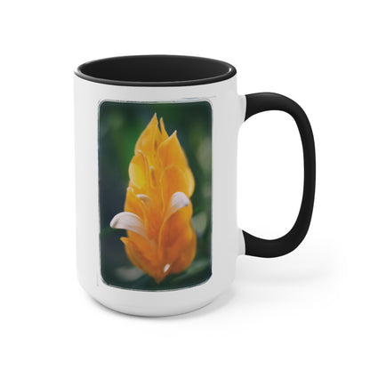 "Pachystachys Lutea No. 01" Accent Mug